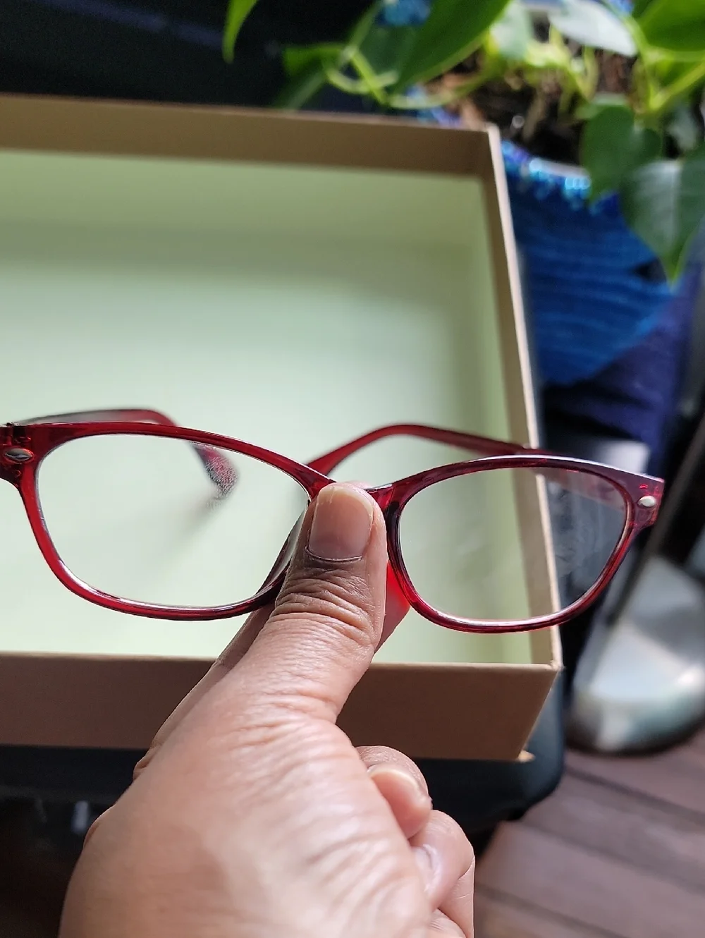 Burgundy Reading Glasses